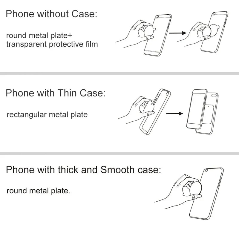 Magnetic Car Phone Mount — Long Arm Windshield Holder