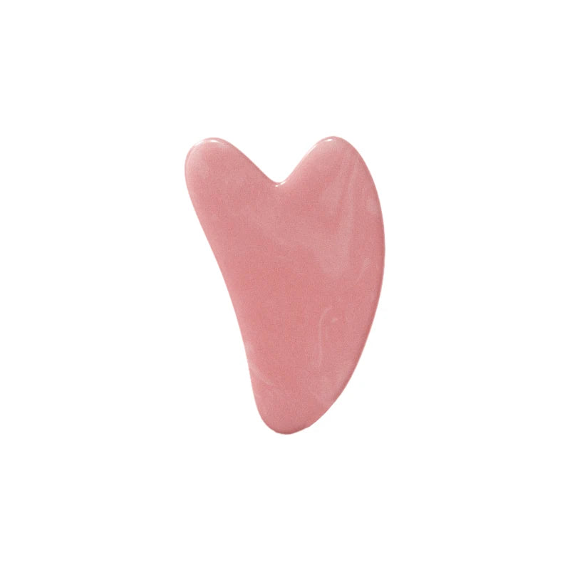 Facial Roller & Gua Sha Set — Resin Stone, 5 Colors