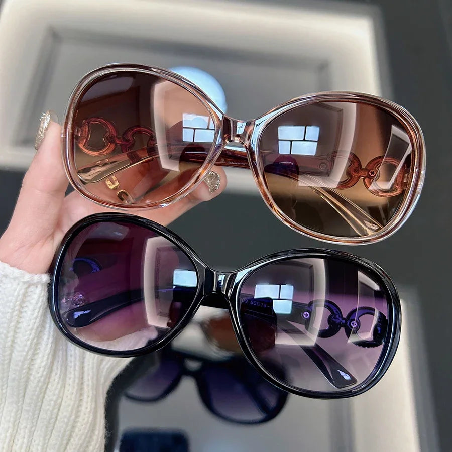 Square Vintage Sunglasses — Oversized Retro Frame, 3 Colors