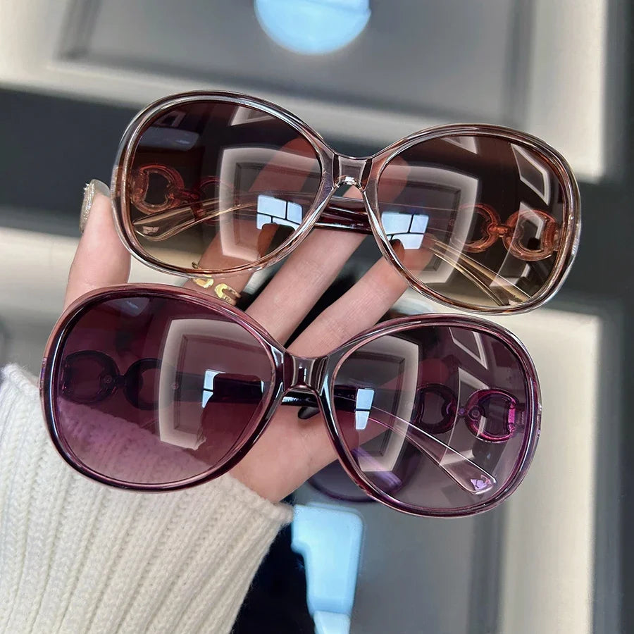 Square Vintage Sunglasses — Oversized Retro Frame, 3 Colors