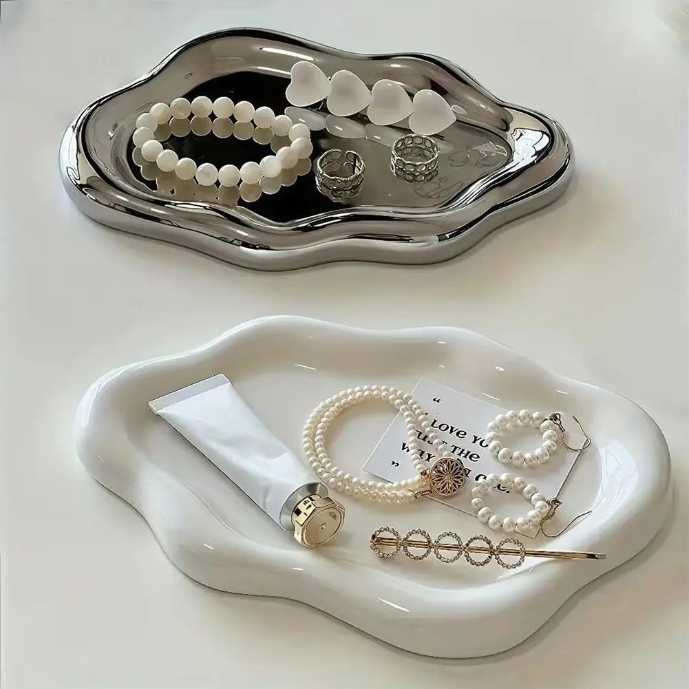 Cloud Shape Jewelry Tray — Minimalist Accessories Display
