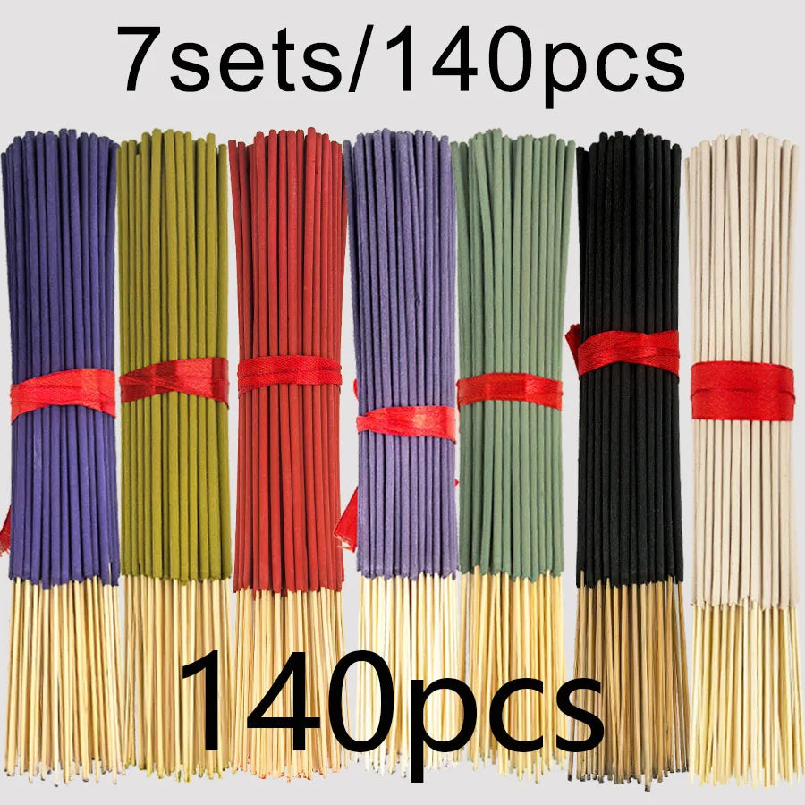Aromatherapy Incense Sticks — 7 Scents, 140 Sticks