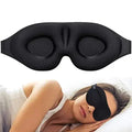 3D Contoured Eye Mask — Blackout Sleep Mask, No Eye Pressure