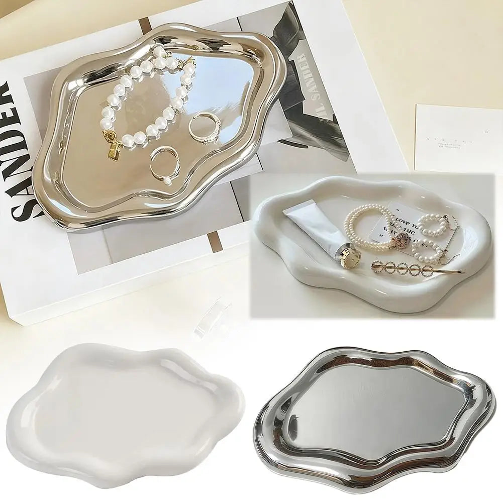 Cloud Shape Jewelry Tray — Minimalist Accessories Display