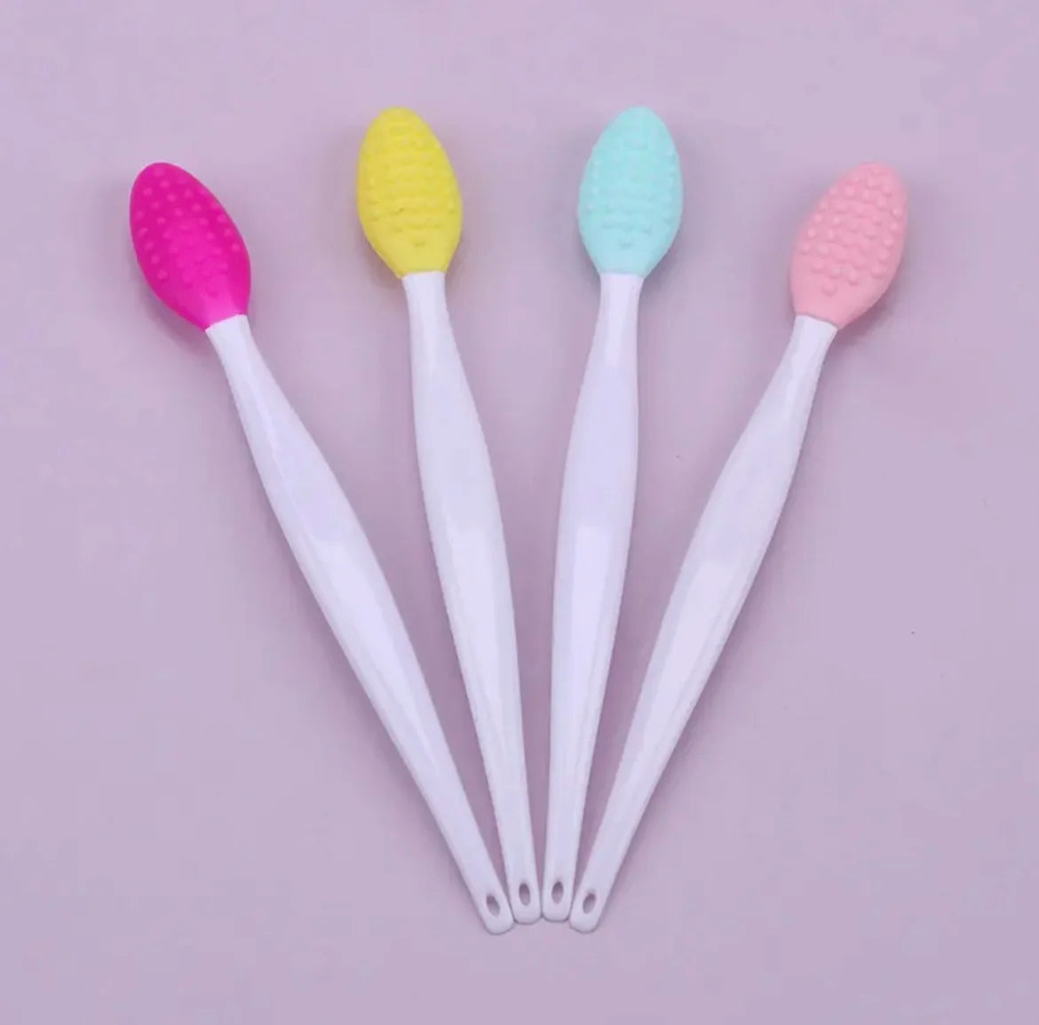 Silicone Face Cleansing Brush — Soft Bristle, Replacement Head Included