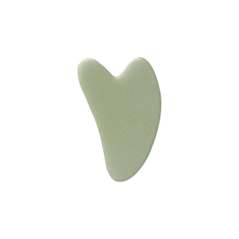 Facial Roller & Gua Sha Set — Resin Stone, 5 Colors