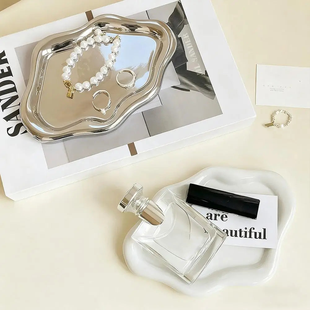 Cloud Shape Jewelry Tray — Minimalist Accessories Display
