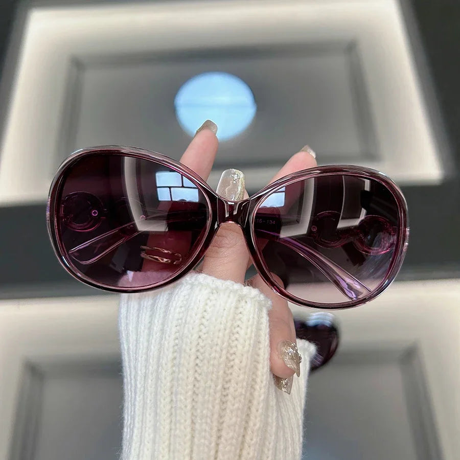 Square Vintage Sunglasses — Oversized Retro Frame, 3 Colors