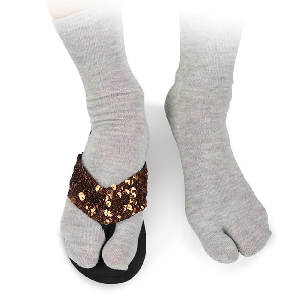 Japanese Split-Toe Socks — Two Finger Style (Unisex)