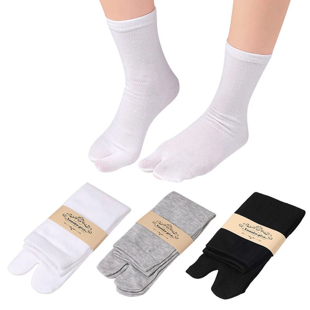 Japanese Split-Toe Socks — Two Finger Style (Unisex)