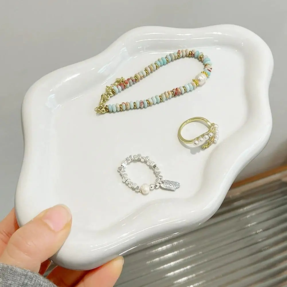 Cloud Shape Jewelry Tray — Minimalist Accessories Display