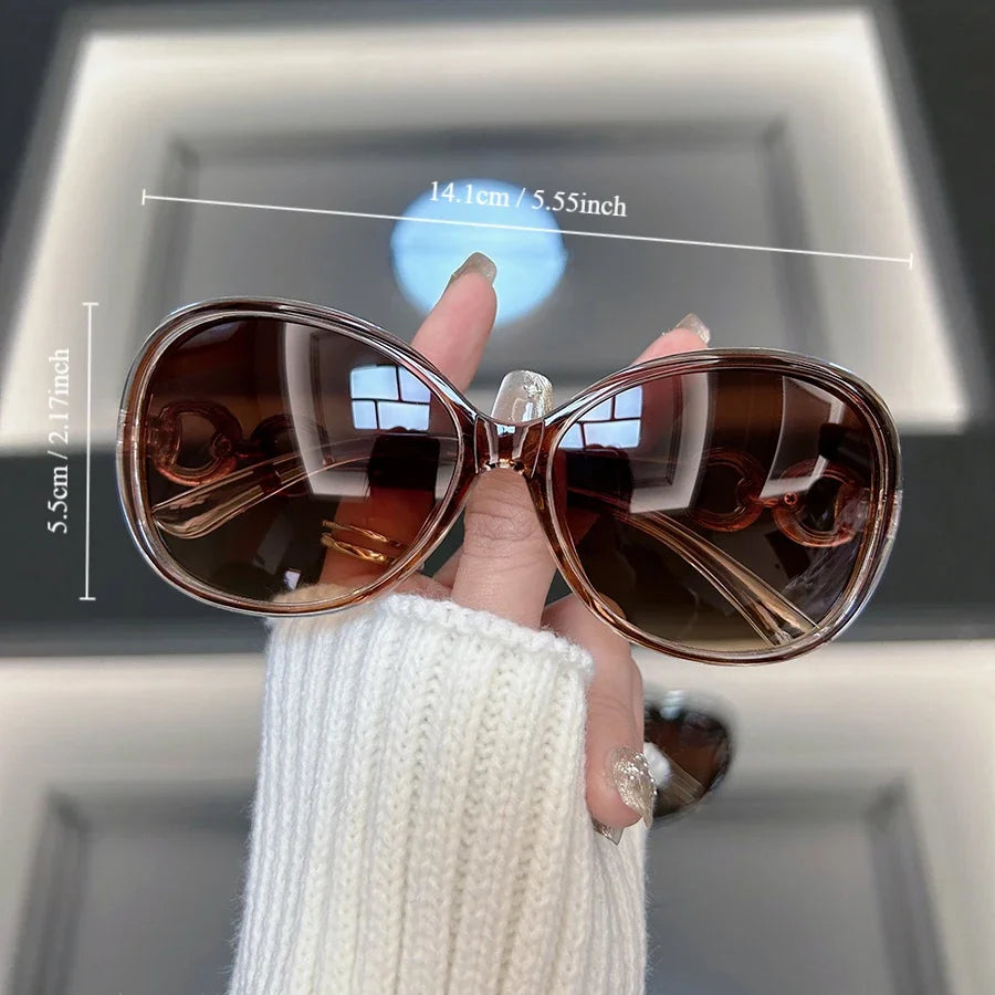 Square Vintage Sunglasses — Oversized Retro Frame, 3 Colors